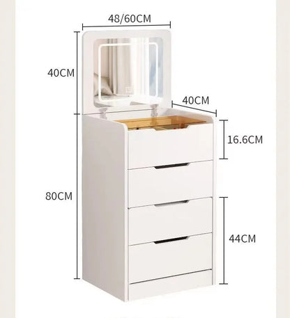 Wholesale Modern Dressing Table Bedroom Furniture White Color Makeup Vanity Makeup Table Vanities With Mirror | Kimlud...