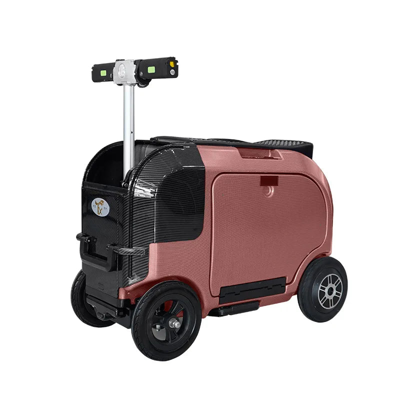 FENGJIU Multi Color Optional Smart Luggage with Password Lock Electric Luggage That Elderly People Can Ride on | Kimlud...