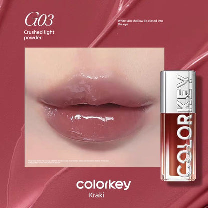 Colorkey Kelaqi Water Wave Lip Essence Lip Gloss Lip Gloss Mirror Lip Lacquer Water Light Lip Gloss Nourishing Lipstick