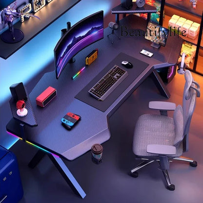 NEW  High End Console Computer Desks Organizers Setup Modern Bedroom Computer Desks Gadgets Creativity Mesas