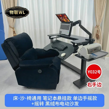 Computer desk bed notebook desktop computer desk bedside table lifting table lazy table cockpit suspension bracket - Kimlud
