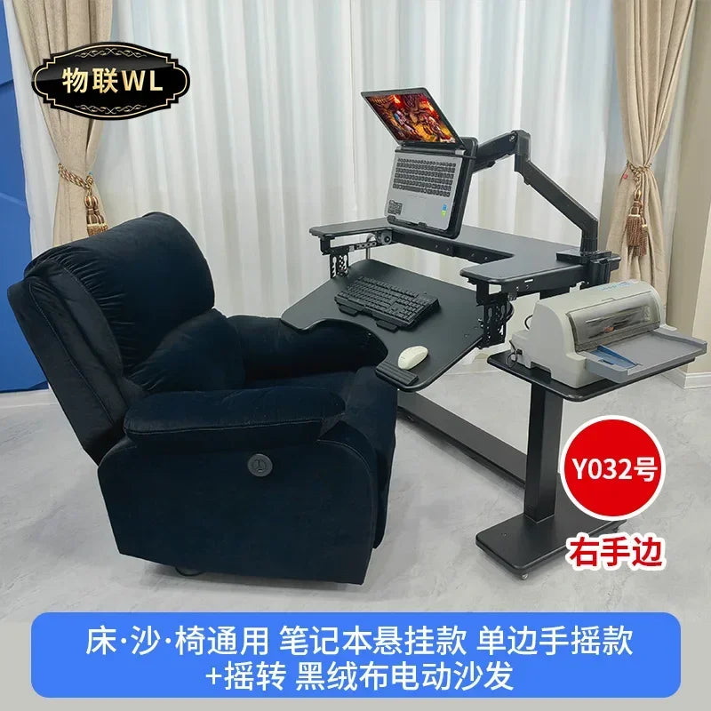 Computer desk bed notebook desktop computer desk bedside table lifting table lazy table cockpit suspension bracket - Kimlud