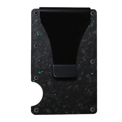 Minimalist Business Card Holder Wallet RFID Credit Visit Cardholder Money Clip Small Metal Wallets for Men Women Porte-cartes