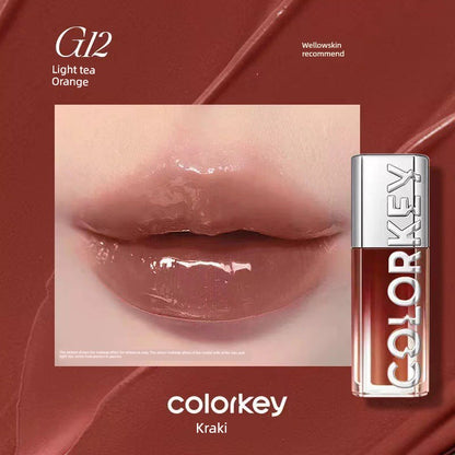 Colorkey Kelaqi Water Wave Lip Essence Lip Gloss Lip Gloss Mirror Lip Lacquer Water Light Lip Gloss Nourishing Lipstick
