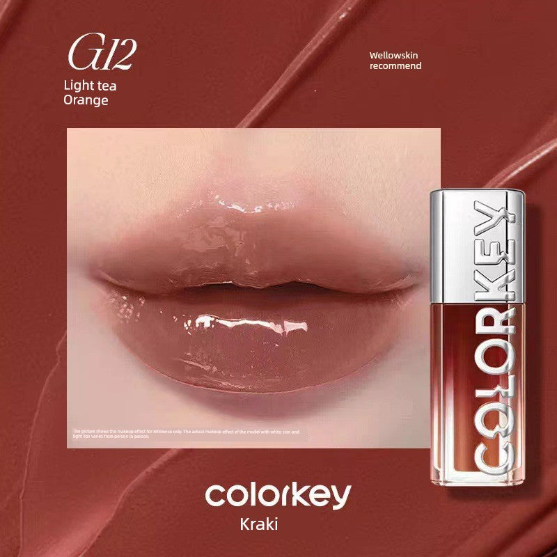Colorkey Kelaqi Water Wave Lip Essence Lip Gloss Lip Gloss Mirror Lip Lacquer Water Light Lip Gloss Nourishing Lipstick