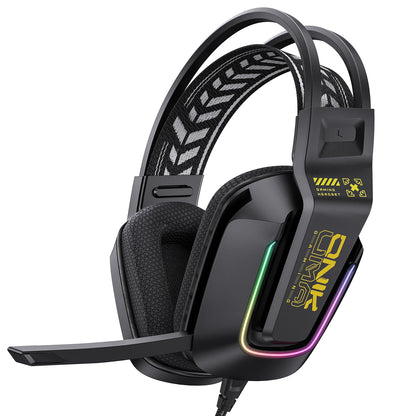 ONIKUMA X13 Wired Headphone with Mic RGB Gaming Headset Over Ear HIFI Stereo Headsets Gamer Earphones for PC PS5
