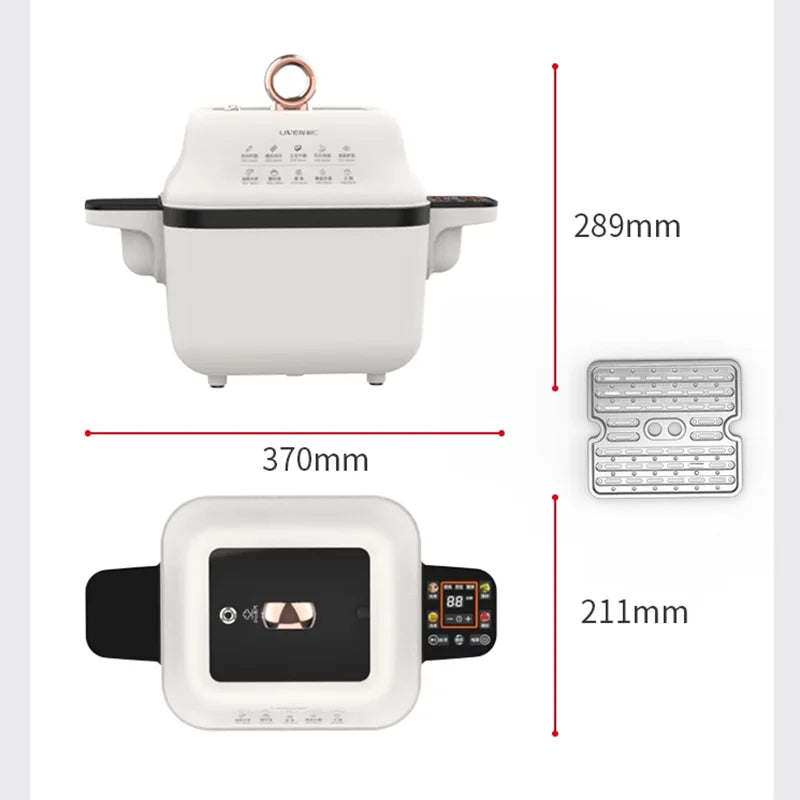 Automatic vegetable frying robot, full automatic rotary frying, intelligent household lazy Fried Rice frying machine, multi-func