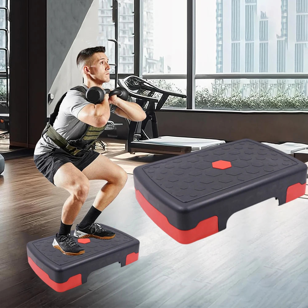 Fitness Pedal Stepper Cardio Pedal Exerciser Non-slip Stable Non-Slip Adjustable Aerobic Pedals Sturdy Fitness Aerobic Stepper