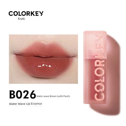 Colorkey Kelaqi Water Wave Lip Essence Lip Gloss Lip Gloss Mirror Lip Lacquer Water Light Lip Gloss Nourishing Lipstick