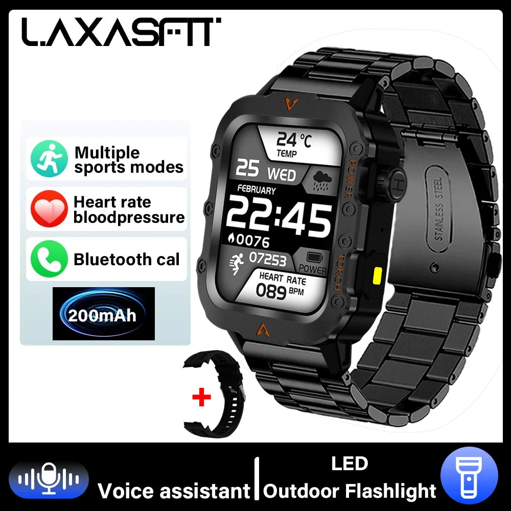 Original Men Smart Watch Bluetooth Call Fitness Clock 3ATM IP68 Swim Waterproof Sports Smartwatch for Women Xiaomi Android 2025