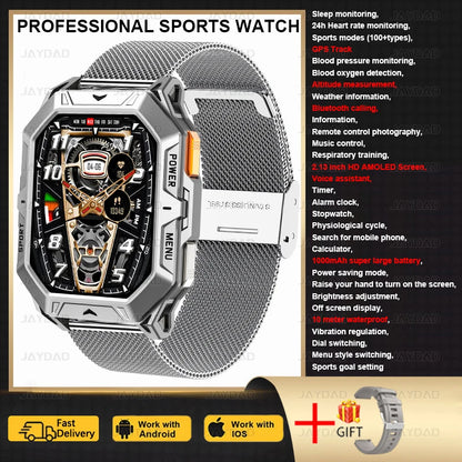 2025 New For Huawei Original Premium GPS Smart Watch Men Ultra HD Screen 1000MAH Battery BT Call 10ATM Waterproof Smart Bracelet