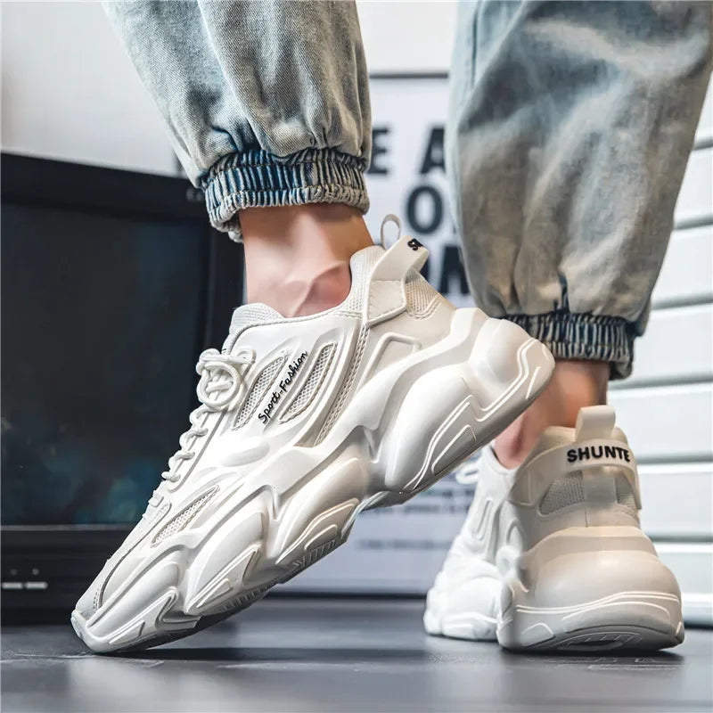 Fashion Outdoor Shoes Male High Quality Sport Walking Sneakers Men Good Large Size 44 Platform Casual Running Shoes for Men - Kimlud