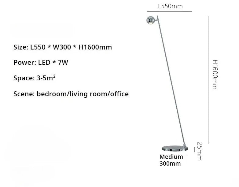 Hot Selling Wind Living Room Sofa Next To The Floor Light Modern Simple Sense Can Rotate The Hand Sensing Bedroom Floor Lamp - Kimlud