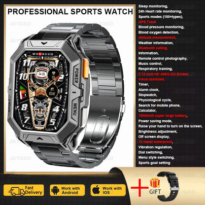 2025 New For Huawei Original Premium GPS Smart Watch Men Ultra HD Screen 1000MAH Battery BT Call 10ATM Waterproof Smart Bracelet