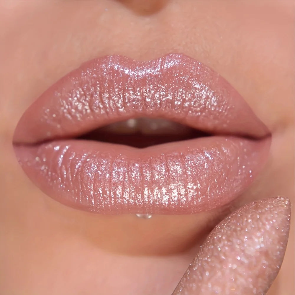 1 pc - adult high color lipstick, pearl metal lipstick texture, durable silky lipstick, multi-color options - Valentine