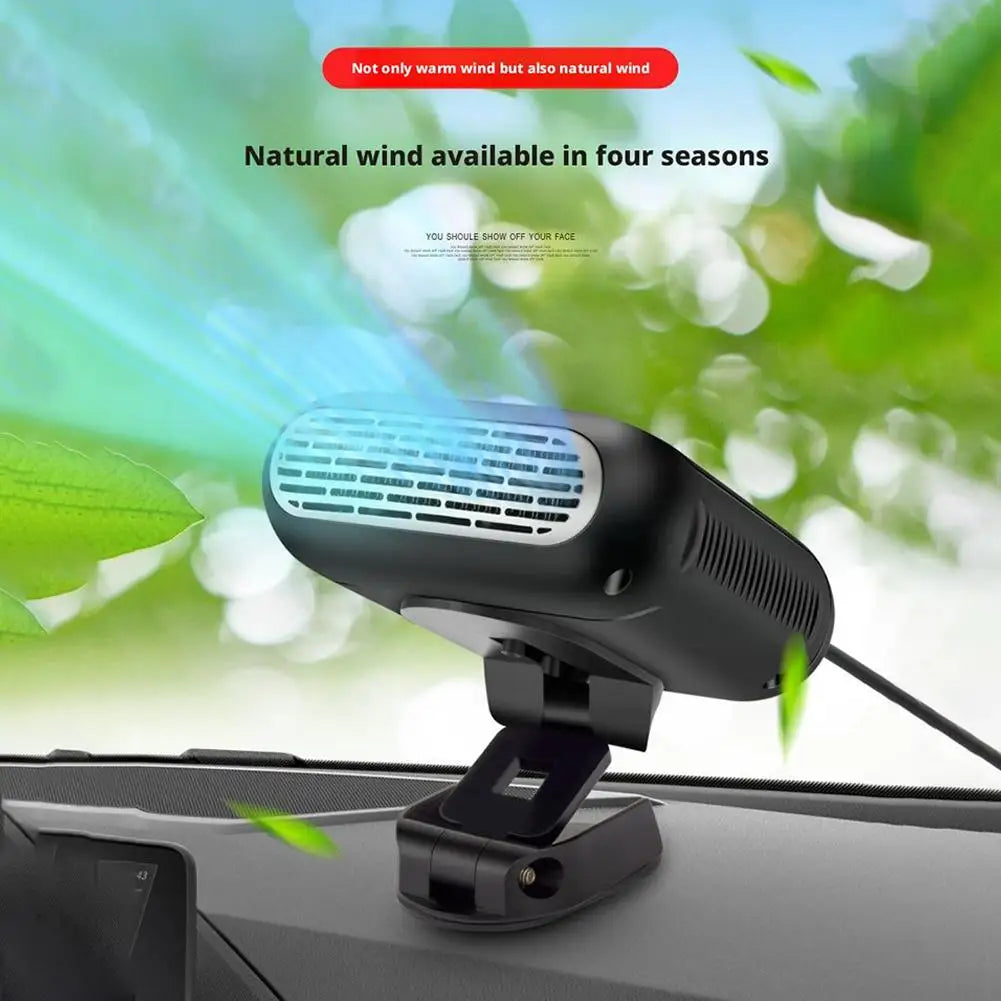 12v/24v Car Heater Fan For Car Front Windshield Defogging Demister Car Anti-Fog Heater Defroster Interior Accessories