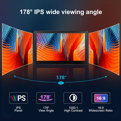 8 inch  Touch Monitor 1280x800P 16:10 Widescreen Ratio HDMI Interface for  DIY Projects Surveillance Display