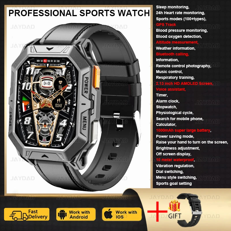 2025 New For Huawei Original Premium GPS Smart Watch Men Ultra HD Screen 1000MAH Battery BT Call 10ATM Waterproof Smart Bracelet