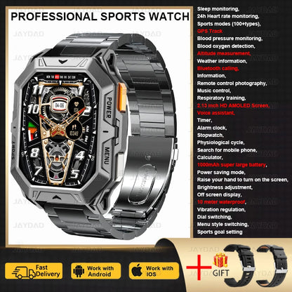 2025 New For Huawei Original Premium GPS Smart Watch Men Ultra HD Screen 1000MAH Battery BT Call 10ATM Waterproof Smart Bracelet