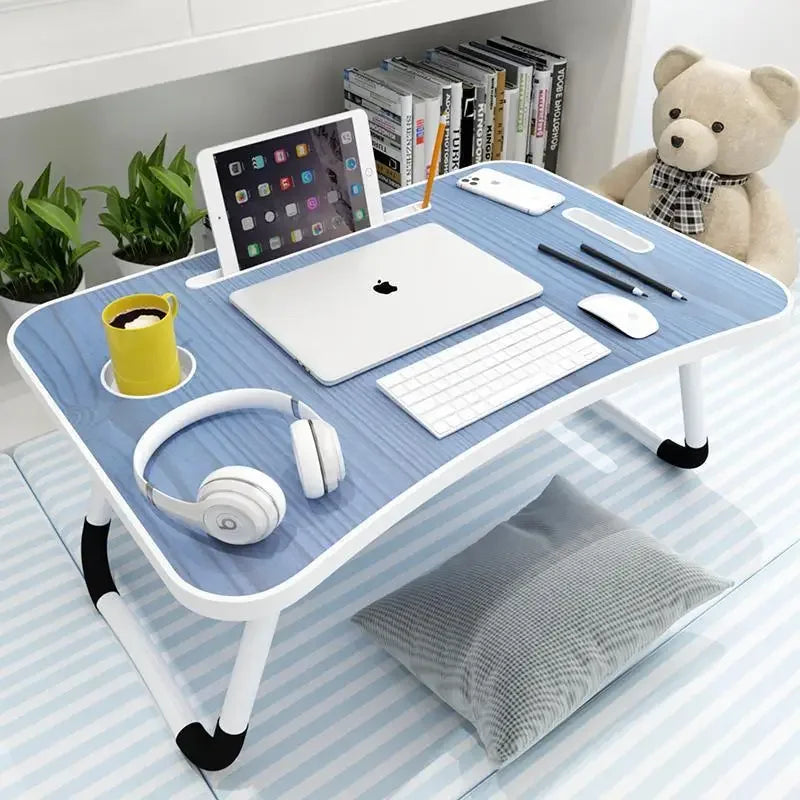 A Reading Table Lap Bed Table Modern Foldable Laptop Desk Commercial Furniture Small computer desk