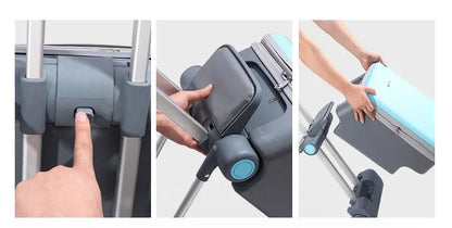 Kids Stroller Travel Suitcase Multi-function Waterproof Wear-Resistant Riding Sitting Trunk Luggage for Children |...