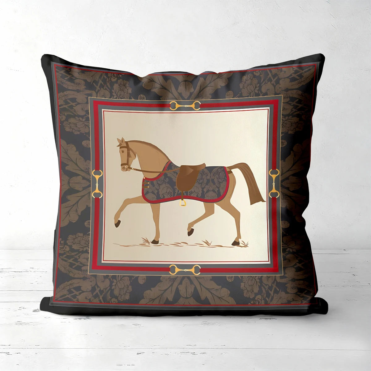 Stylish Horse Patterned Cushion Covers For Home Decor Polyester pillowcase, sofa decorative cushion cov Headboard Pillow...