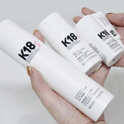 K18 Leave-In Molecular Repair Hair Mask Deep Conditioning Keratin Treatment Soften Hair Smoothing Healthy Hair Care 150ml 50ml