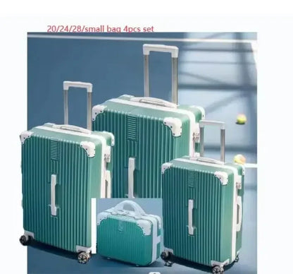 Vescovo Spinner ABS Travel Suitcase Set Hardside Trolley Case Luggage Sets 4pcs