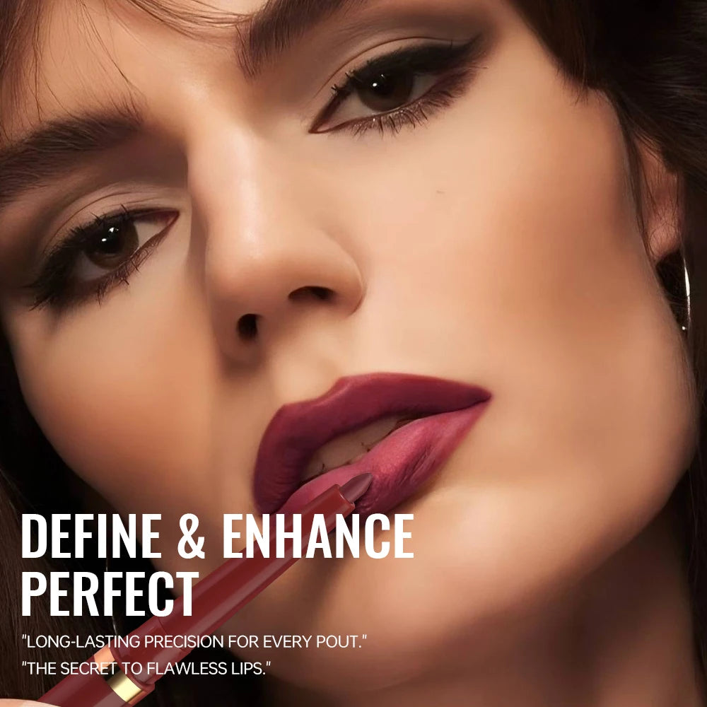 1pc Matte Lip Liner, Waterproof, Easy to Use, Beauty, Three-dimensional Lips, Long-lasting, Women'S Gift