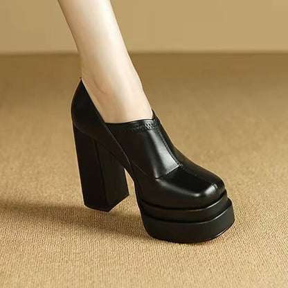 Suprt High Heels Women Fashion Shoes Chunky Dress Luxury Shoes Autumn Sexy Woman Pumps 2025 New Designer Elegant Mujer Zapatos