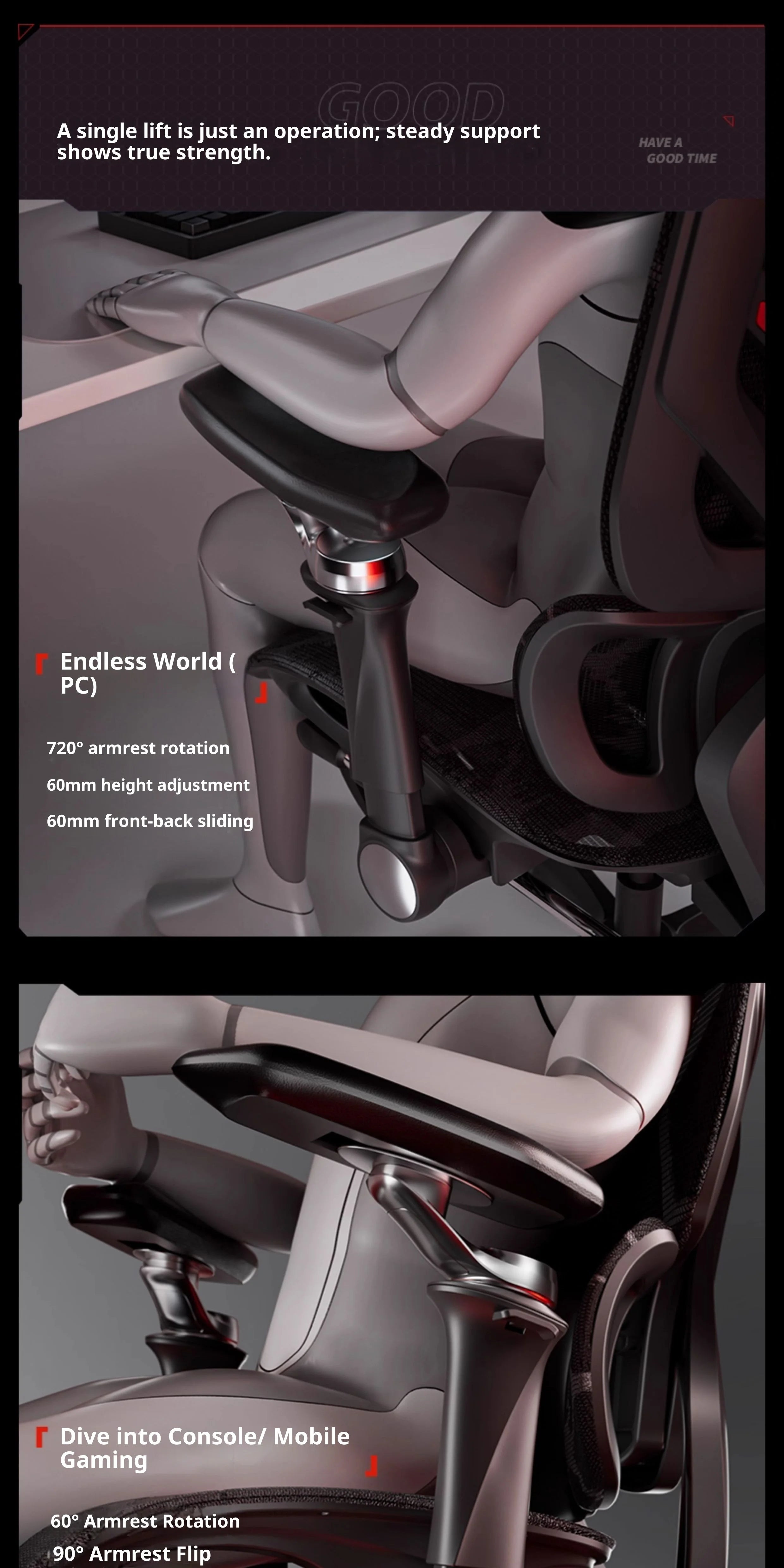 Comfortable Furniture Height Office ChairTourist Chair for Desk  With Massage Pink Adjustable Desk Gaming Pulley Playseat Kanu