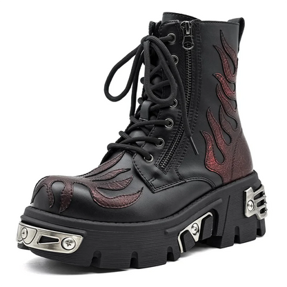 Fashionable Retro Women's Small Leather Boots Sexy Soft Soled Retro Washed Derby Shoes Charming Workwear for Men And Women