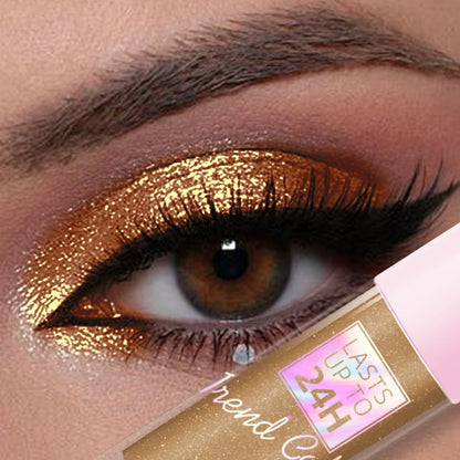 8 Color Metallic Waterproof Liquid 1PC Eyeshadow-High Shine Long-Lasting & Smudge-Proof Korean Makeup Gifts Glitter Eye Shadow