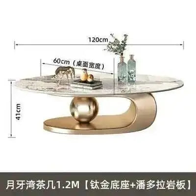 Nordic Living Room Coffee Tables Modern Design Decor Oval Coffee Tables Minimalist Mesa De Centro De Sala Home Furniture - Kimlud