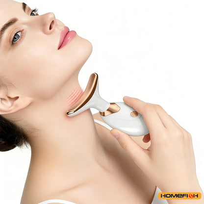 Portable Micro-current Facial Lifting Device - Electric Skin Firming Massager for Wrinkle Reduction, Jawline Contouring