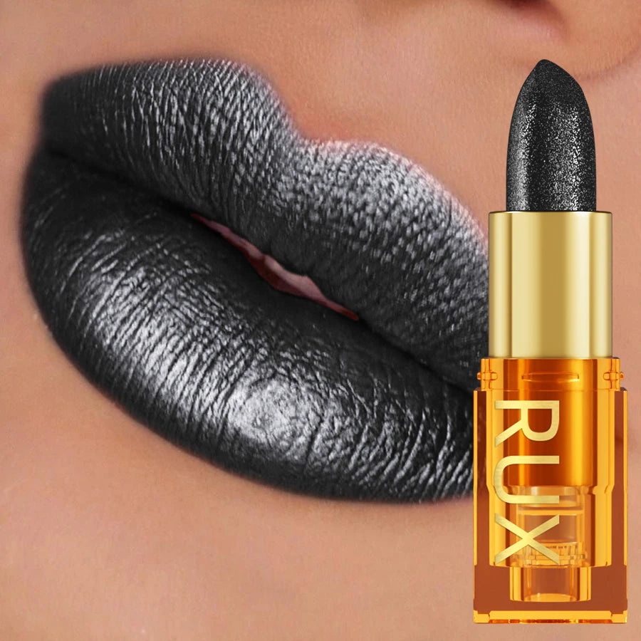 16 Colors 1PC Metallic Lipstick Long Lasting Glitter Pink Red Lip Glaze High Pigment Lip Tint Korean Makeup Shiny Lip Gloss