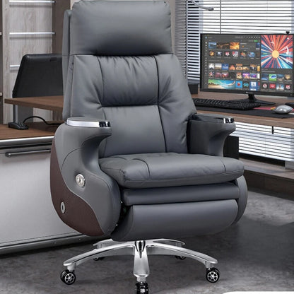 /Modern Office Chair Electric Massage Luxury Ergonomic Executive Footrest Boss Chair Comfortable Sillas De Oficina Furniture - Kimlud