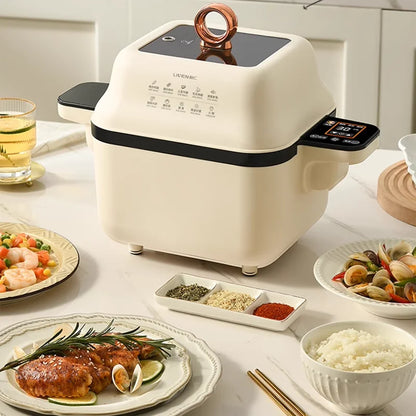 Automatic vegetable frying robot, full automatic rotary frying, intelligent household lazy Fried Rice frying machine, multi-func