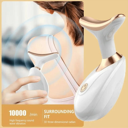 Portable Micro-current Facial Lifting Device - Electric Skin Firming Massager for Wrinkle Reduction, Jawline Contouring