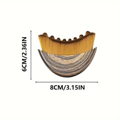 1PC Lymphatic Drainage Brush for Face & Body, Ergonomic Massager Tool, Fits Skin Contours, Detox & Relaxation