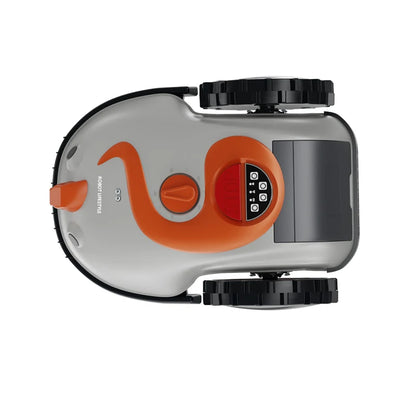 Cordless Lawnmower Robot Smart Grass Cutter Removable Battery 4.0Ah 200sqm Visual Sensor no Boundary Wire for Small Garden