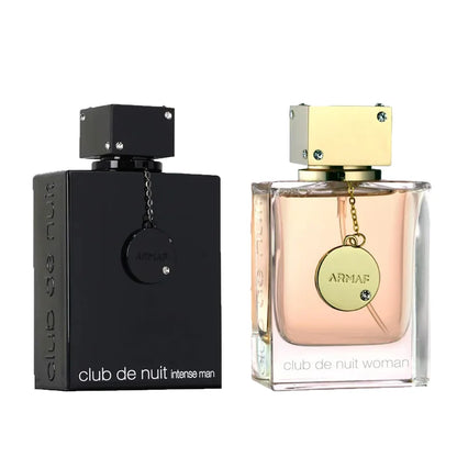 Armaf Club De Nuit 2-Piece Set Eau de Parfum Spray 105ML Original Arab Perfumes Lasting Wood Pheromone Cologne Perfume...