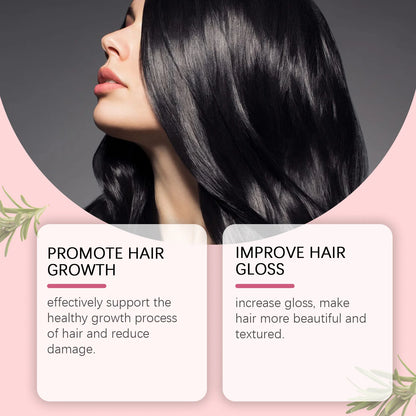 Rosemary Mint Hair Care Spray for Smoothing Straight & Curly Hair Nourishing Adding Shine Moisturizing & Hair Protection