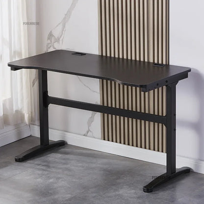 Carbon Fiber Computer Desks Desktop Home Gaming Desk Simple K-shaped Workbench Dormitory Student Study Desks Office Furniture A - Kimlud