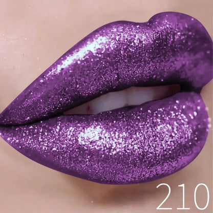 1PC Glitter Lip Gloss Long Lasting Waterproof Metallic Liquid Lipstick Pearl Shining High Pigment Lip Tint Korean Makeup Gifts