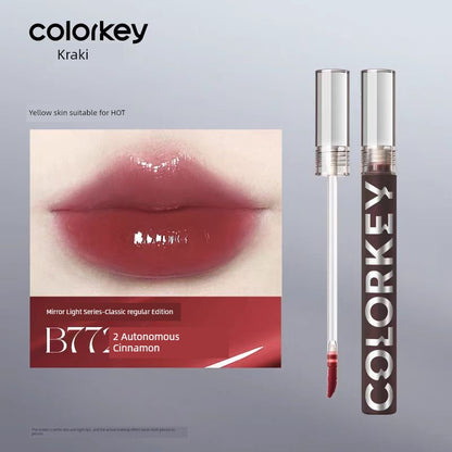 Colorkey Kelaqi Water Wave Lip Essence Lip Gloss Lip Gloss Mirror Lip Lacquer Water Light Lip Gloss Nourishing Lipstick