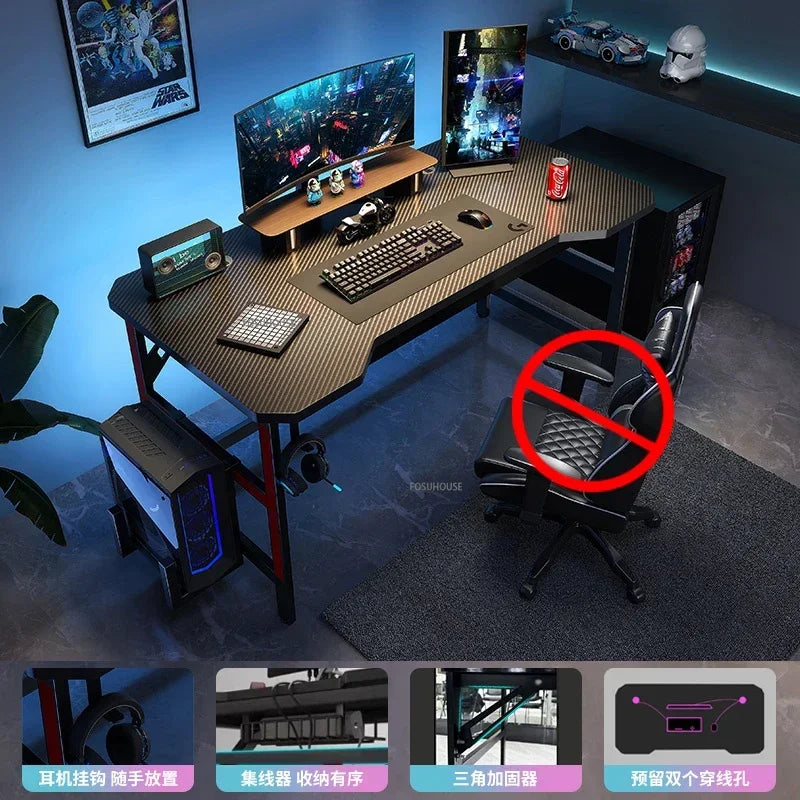 Multifunctional Dormitory Computer Desks Rental Room Bedroom Desktop Office Table Durable Home Furniture Workbench PC Desk - Kimlud