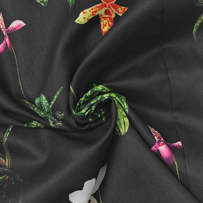 Modigirl Women‘s Elengant Shirts & Blouses Spring Autumn Long Sleeve Flower Print Asymmetric Office Daily Top Woman Clothing