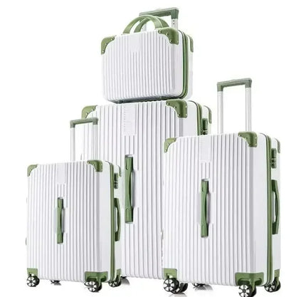 Vescovo Spinner ABS Travel Suitcase Set Hardside Trolley Case Luggage Sets 4pcs
