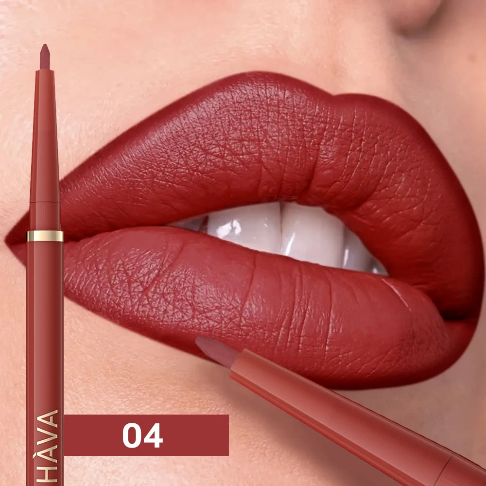 1pc Matte Lip Liner, Waterproof, Easy to Use, Beauty, Three-dimensional Lips, Long-lasting, Women'S Gift